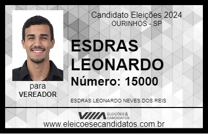 Candidato ESDRAS LEONARDO 2024 - OURINHOS - Eleições