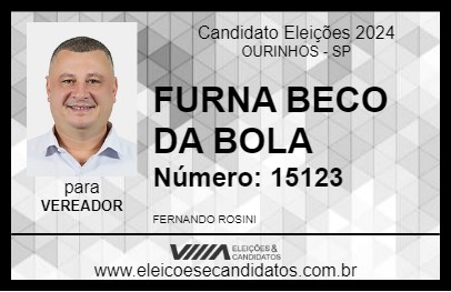 Candidato FURNA BECO DA BOLA 2024 - OURINHOS - Eleições