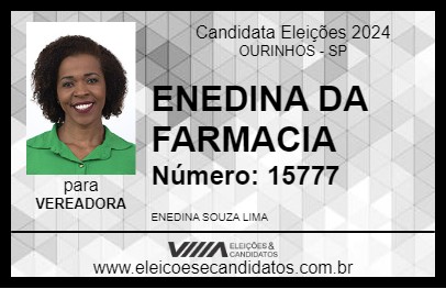 Candidato ENEDINA DA FARMACIA 2024 - OURINHOS - Eleições