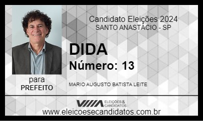 Candidato DIDA 2024 - SANTO ANASTÁCIO - Eleições