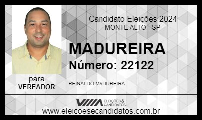 Candidato MADUREIRA 2024 - MONTE ALTO - Eleições