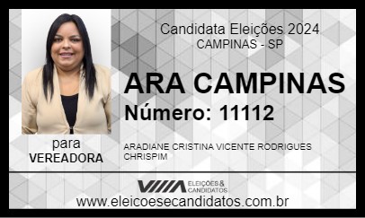 Candidato ARA CAMPINAS 2024 - CAMPINAS - Eleições