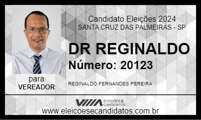 Candidato DR REGINALDO 2024 - SANTA CRUZ DAS PALMEIRAS - Eleições