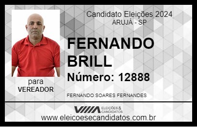 Candidato FERNANDO BRILL 2024 - ARUJÁ - Eleições