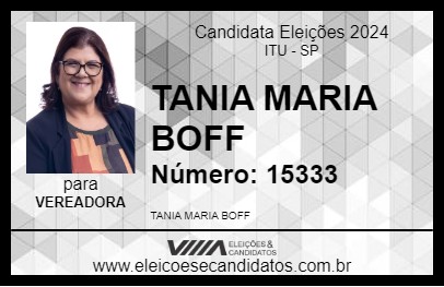 Candidato TANIA BOFF 2024 - ITU - Eleições