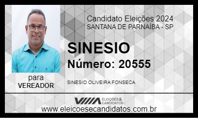 Candidato SINÉSIO ENGENHEIRO 2024 - SANTANA DE PARNAÍBA - Eleições