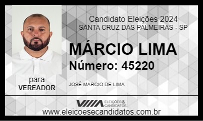 Candidato MÁRCIO LIMA 2024 - SANTA CRUZ DAS PALMEIRAS - Eleições