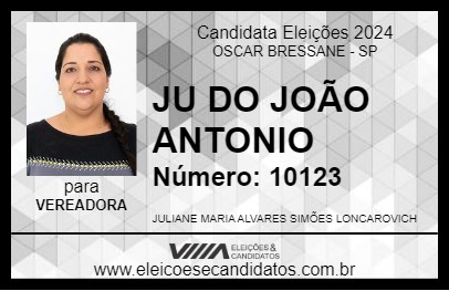 Candidato JU DO JOÃO ANTONIO 2024 - OSCAR BRESSANE - Eleições