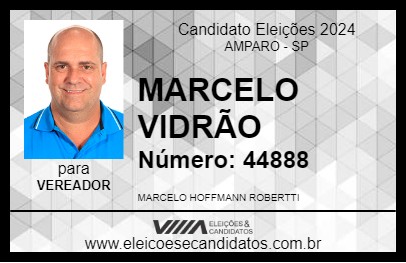 Candidato MARCELO VIDRÃO 2024 - AMPARO - Eleições