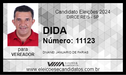 Candidato DIDA 2024 - DIRCE REIS - Eleições