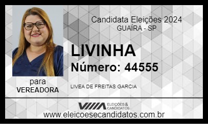 Candidato LIVINHA 2024 - GUAÍRA - Eleições