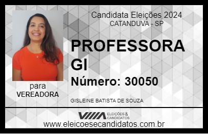 Candidato PROFESSORA GI 2024 - CATANDUVA - Eleições