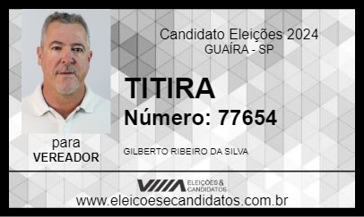 Candidato TITIRA 2024 - GUAÍRA - Eleições