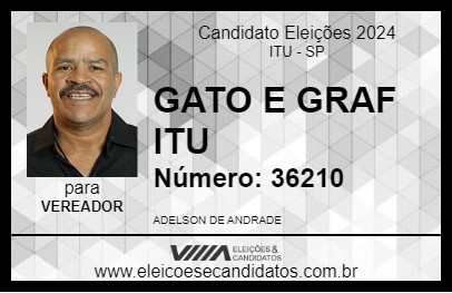 Candidato ADELSON GRAF. ITU 2024 - ITU - Eleições