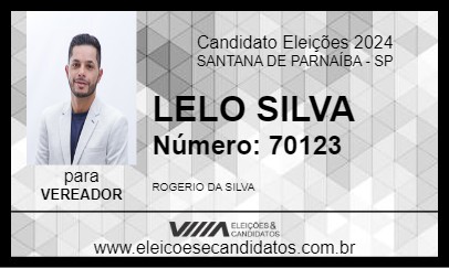 Candidato LELO SILVA 2024 - SANTANA DE PARNAÍBA - Eleições