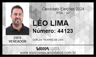 Candidato LÉO LIMA 2024 - POÁ - Eleições