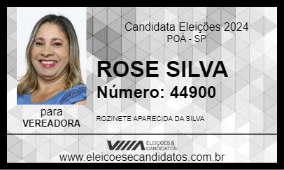 Candidato ROSE SILVA 2024 - POÁ - Eleições