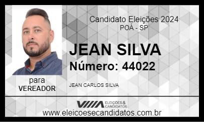 Candidato JEAN SILVA 2024 - POÁ - Eleições