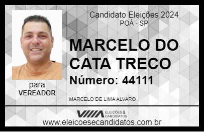 Candidato MARCELO ALVARO 2024 - POÁ - Eleições