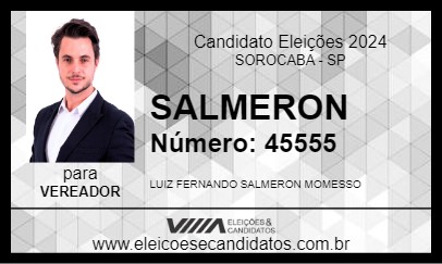 Candidato SALMERON 2024 - SOROCABA - Eleições