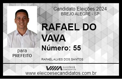 Candidato RAFAEL DO VAVA 2024 - BREJO ALEGRE - Eleições