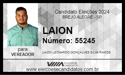 Candidato LAION 2024 - BREJO ALEGRE - Eleições