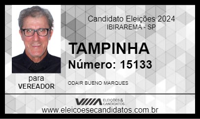 Candidato TAMPINHA 2024 - IBIRAREMA - Eleições