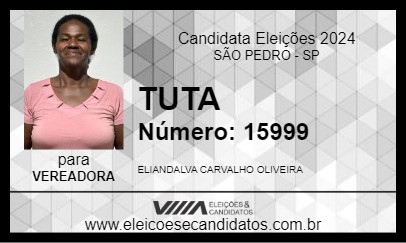 Candidato TUTA 2024 - SÃO PEDRO - Eleições