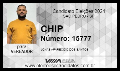 Candidato CHIP 2024 - SÃO PEDRO - Eleições