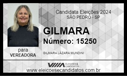 Candidato GILMARA 2024 - SÃO PEDRO - Eleições