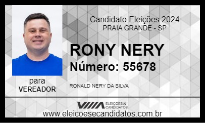 Candidato RONY NERY 2024 - PRAIA GRANDE - Eleições