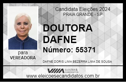 Candidato DOUTORA DAFNE 2024 - PRAIA GRANDE - Eleições