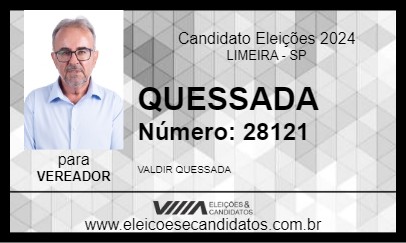 Candidato QUESSADA 2024 - LIMEIRA - Eleições