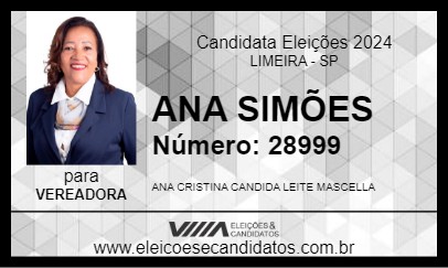 Candidato ANA SIMÕES 2024 - LIMEIRA - Eleições