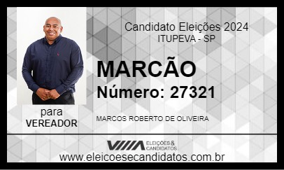 Candidato MARCÃO 2024 - ITUPEVA - Eleições