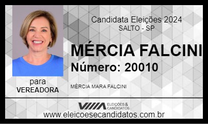 Candidato MÉRCIA FALCINI 2024 - SALTO - Eleições