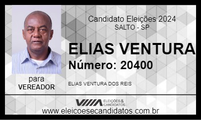 Candidato ELIAS VENTURA 2024 - SALTO - Eleições