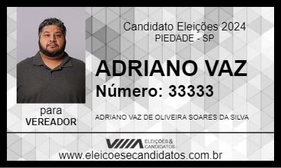 Candidato ADRIANO 2024 - PIEDADE - Eleições