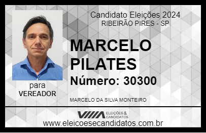 Candidato MARCELO PILATES 2024 - RIBEIRÃO PIRES - Eleições