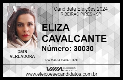 Candidato ELIZA CAVALCANTE 2024 - RIBEIRÃO PIRES - Eleições