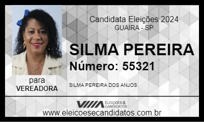 Candidato SILMA PEREIRA 2024 - GUAÍRA - Eleições