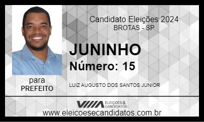 Candidato JUNINHO 2024 - BROTAS - Eleições