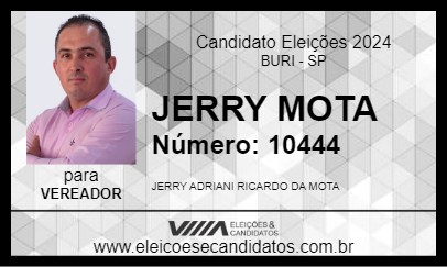 Candidato JERRY MOTA 2024 - BURI - Eleições