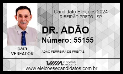 Candidato DR. ADÃO 2024 - RIBEIRÃO PRETO - Eleições