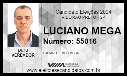 Candidato LUCIANO MEGA 2024 - RIBEIRÃO PRETO - Eleições