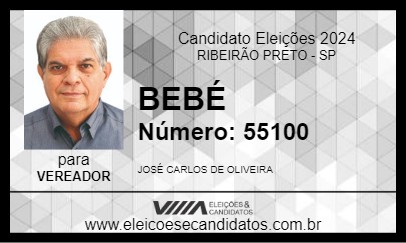 Candidato BEBÉ 2024 - RIBEIRÃO PRETO - Eleições