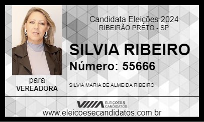 Candidato SILVIA RIBEIRO 2024 - RIBEIRÃO PRETO - Eleições