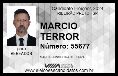 Candidato MARCIO TERROR 2024 - RIBEIRÃO PRETO - Eleições