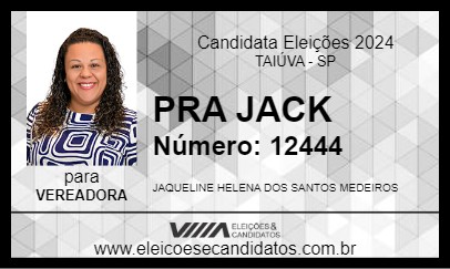 Candidato PRA  JACK 2024 - TAIÚVA - Eleições