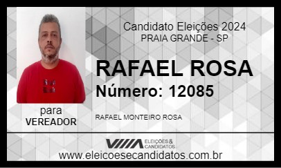 Candidato RAFAEL ROSA 2024 - PRAIA GRANDE - Eleições